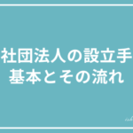 一般社団法人の設立手続きガイド